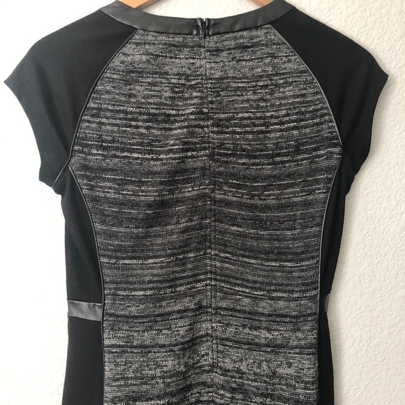 Halogen Dress Womens Tweed Colorblock Sheath Career Business Office Size XS - Picture 9 of 12